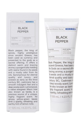 Korres Black Pepper Aftershave Ενυδατικό Γαλάκτωμα Για Μετά Το Ξύρισμα, 125ml