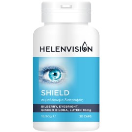 Helenvision Shield Συμπλήρωμα Διατροφής για την Διατήρηση της Φυσιολογικής Κατάστασης του Οφθαλμού 30 Φυτικές Κάψουλες
