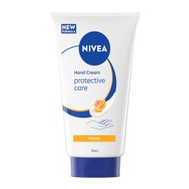 Nivea Protective Care Hand Cream Προστατεύει & Θρέφει τα Ξηρά Χέρια με Φυσικό Κερί Μέλισσας 75ml