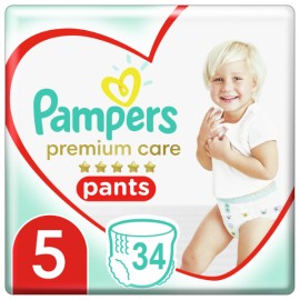 Pampers Premium Care Pants Μέγεθος 5 [11-17kg] 34 Πάνες - Βρακάκι