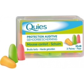 Quies Ωτοασπίδες από Μαλακή Πολυουρεθάνη 3 ζεύγη [417081]