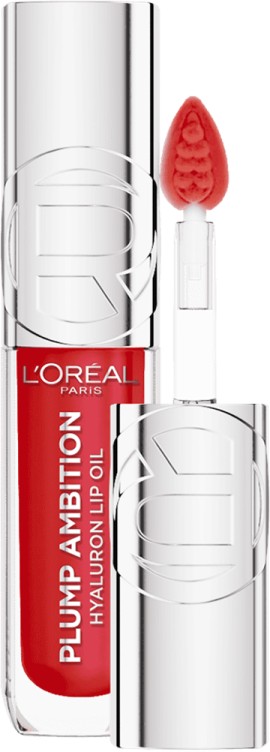 LOreal Paris Plump Ambition Hyaluron Lip Oil για Λάμψη & Όγκο 380 Rouge in Love 5ml