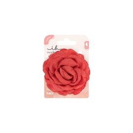 Invisibobble Clipstar L Fleur De Coral Κλάμερ Μαλλιών με 3D Υφασμάτινο Λουλούδι Κοραλί 1 Τεμάχιο