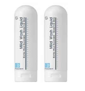 Frezyderm PROMO Mild Wash Liquid Υγρό Καθαρισμού Προσώπου για Ευαίσθητες Επιδερμίδες 2x200ml