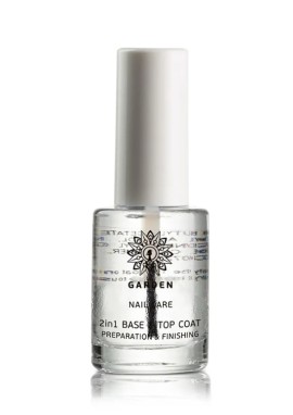 Garden Nail Care 2in1 Base and Top Coat Βερνίκι Νυχιών Διάφανο για Προετοιμασία & Τελείωμα 10ml