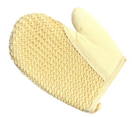 Beauty Spring Γάντι Μπάνιου Διπλής Όψεως Πετσέτα & Τρίχινο 1 Τεμάχιο