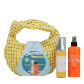 Youth Lab PROMO Summer Breeze Set  Body Guard Sun Protection SPF30 Αντηλιακό Γαλάκτωμα Spray για Πρόσωπο & Σώμα 200ml & Anti Stress Hair & Body Mist Exotic Sunrise 100ml & ΔΩΡΟ Νεσεσέρ