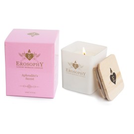 Erosophy Aphrodite’s Secret Candle Φυσικό Αρωματικό Κερί για Μασάζ Ylang Ylang, Κέδρο & Τριαντάφυλλο 140gr