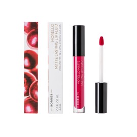 Korres Morello Υγρό Ματ Κραγιόν Matte Lasting Lip Fluid 29 Strawberry Kiss 3,4ml
