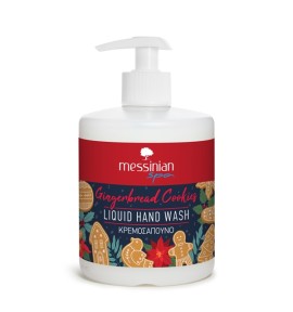 Messinian Spa Gingerbread Cookies Liquid Hand Wash Κρεμοσάπουνο Χεριών 400ml
