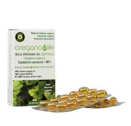 Oregano 4 Life Wild Oregano Oil Συμπλήρωμα Διατροφής με Αιθέριο Έλαιο Ρίγανης 30 Μαλακές Κάψουλες