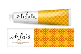 Ohlala Orange & Mint Toothpaste Οδοντόκρεμα Κατά της Πλάκας με Γεύση Πορτοκάλι Μέντα 75ml