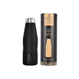 Estia Θερμός Travel Flask Save The Aegean Midnight Black 500ml