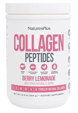 Natures Plus Collagen Peptides Berry Lemonade Συμπλήρωμα Διατροφής με Πεπτίδια Κολλαγόνου σε Μορφή Σκόνης 364gr