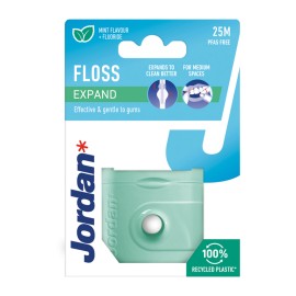 Jordan Expand Floss Οδοντικό Νήμα Μέντα με Κερί & Φθόριο 25m