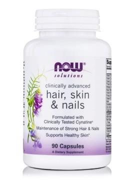 Now Foods Hair - Skin - Nails Συμπλήρωμα Διατροφής Για Μαλλιά - Νύχια - Δέρμα 90 Κάψουλες