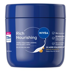 Nivea Body Cream Rich Nourishing Κρέμα Σώματος με 72ώρες Ενυδάτωση για Ξηρές & Πολύ Ξηρές Επιδερμίδες 400ml