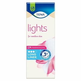 Tena Lights Long Σερβιετάκια Ακράτειας για Ευαίσθητες Επιδερμίδες 20 Τεμάχια