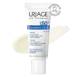 Uriage Bariéderm Cica Cream SPF50+ με CU-ZN Κρέμα Ανάπλασης 40ml