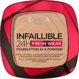 LOreal Paris Infaillible 24H Fresh Wear up σε Μορφή Πούδρας Foundation Powder 140 Golden Beige 9gr