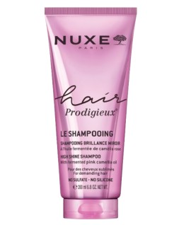 Nuxe Hair Prodigieux Σαμπουάν Λάμψης με Εκχύλισμα Ελαίου Ροζ Καμέλιας 200ml