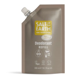 Salt of the Earth Amber & Sandalwood Αποσμητικό Ανταλλακτικό Refill για Spray 300ml