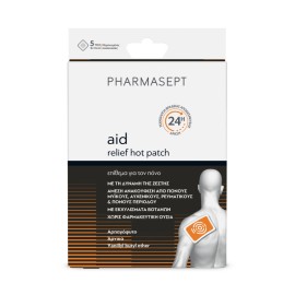 Pharmasept Aid Relief Hot Patch Θερμαντικά Επιθέματα για Ανακούφιση από τους Πόνους 5 Τεμάχια
