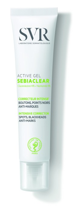 SVR Sebiaclear Active Gel Εντατική Διόρθωση για Σπυράκια, Ακμή & Σημάδια Προσώπου 40ml