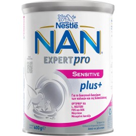 Nestle NAN Expert Pro Sensitive Plus Βρεφικό Γάλα σε Σκόνη από 0+ Μηνών για τη Διαιτητική Διαχείριση των Κολικών & της Δυσκοιλιότητας 400g