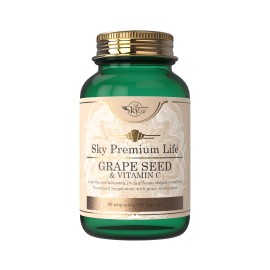 Sky Premium Life Grape Seed & Vitamin C Συμπλήρωμα Διατροφής με Αντιοξειδωτική Δράση 60 Κάψουλες