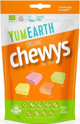 YumEarth Organic Fruit Chewys Βιολογικά Μασώμενα Ζελεδάκια με Γεύση Φρούτων 142gr