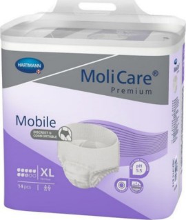 Hartmann MoliCare Premium Mobile Μέγεθος:XLarge 8 Σταγόνες Πάνες Βρακάκι Ακράτειας Ενηλίκων 14 Τεμάχια