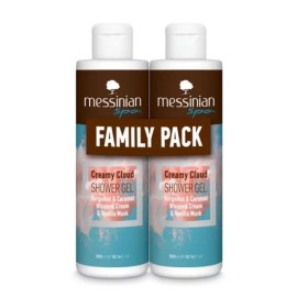 Messinian Spa PROMO Creamy Cloud Shower Gel Αφρόλουτρο Musky Άρωμα 2x300ml