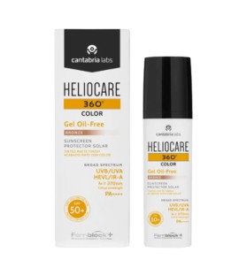 HelioCare 360° Color Gel Oil Free SPF50+ Bronze Αντηλιακό Προσώπου με Χρώμα 50ml