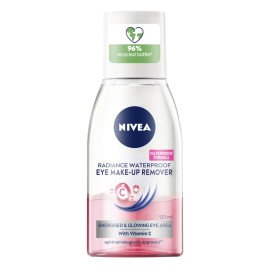 Nivea Radiance Waterproof Λοσιόν Ντεμακιγιάζ Ματιών 2 Φάσεων 125ml