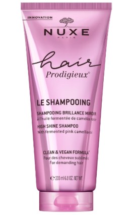 Nuxe Hair Prodigieux Σαμπουάν Λάμψης με Εκχύλισμα Ελαίου Ροζ Καμέλιας 200ml