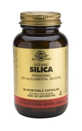 Solgar Oceanic Silica 25mg Συμπλήρωμα Διατροφής με Οργανικό Πυρίτιο 50 φυτικές κάψουλες
