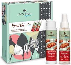 Messinian Spa Tsoureki Shower Gel Tsoureki 100ml & Hair & Body Mist 100ml