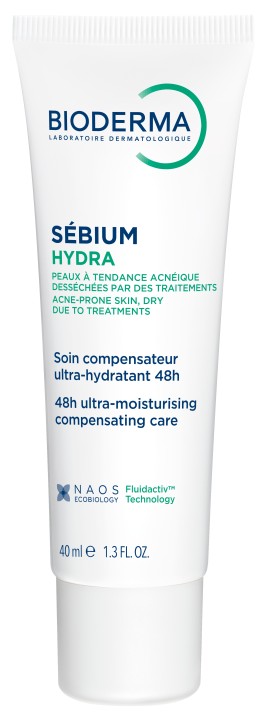 Bioderma Sebium Hydra Εξαιρετικά Ενυδατική Κρέμα Προσώπου για Πολύ Ξηρό Δέρμα με Τάση Ακμής 40ml