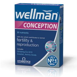 Vitabiotics Wellman Conception Εξειδικευμένη Σύνθεση για την Υποστήριξη της Ανδρικής Αναπαραγωγικής Υγείας 30 Ταμπλέτες