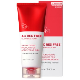 BOM AC Red Free Cleasing Foam Αφρός Καθαρισμού Προσώπου Κατά της Ακμής 150ml