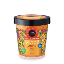 Natura Siberica Organic Shop Anti Cellulite Body Scrub Tropical Marmalade Απολεπιστικό Σώματος Κατά της Κυτταρίτιδας 450ml