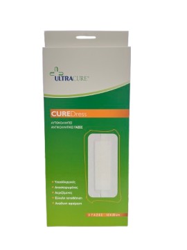 Gold Med Ultra Cure Cure Dress Αυτοκόλλητες Αντικολλητικές Γάζες 10x25cm 3 Τεμάχια