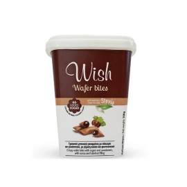 Wish Wafer Bites Τραγενές Μπουκίτσες Γκοφρέτας με Στέβια, 150gr