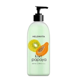 Helenvita Body Milk Kiwi Papaya, Γαλάκτωμα Σώματος Εμπλουτισμένο με Εκχύλισματα Τροπικών Φρούτων - 300ml