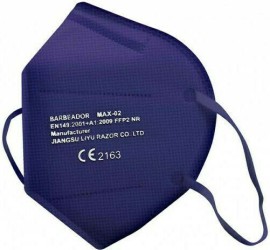 Barbeador Max-02 Μάσκες FFP2 Μπλε 10 Τεμάχια σε Κουτί