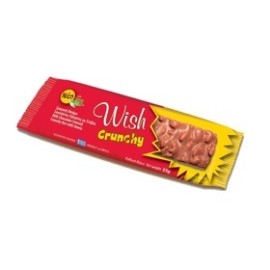 AtCare Wish Crunchy Chocolate Σοκολατένια Μπάρα Δημητριακών με Στέβια, 35g