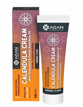 Agan Calendula Cream, Κρέμα Καλέντουλας με Χαμομήλι & Έλαιο Αμυγδάλου 50ml