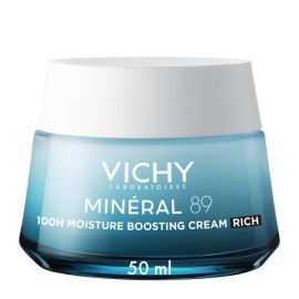 Vichy Mineral 89 Κρέμα Ενυδάτωσης 100h με Πλούσια Υφή για Κανονικές / Ξηρές Επιδερμίδες 50ml