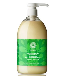 Garden Ginger & Green Tea Αναζωογονητικό Κρεμώδες Αφρόλουτρο με Άρωμα Τζίντζερ 1000ml